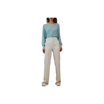 MaxMara Casual Pants Women's Gray White