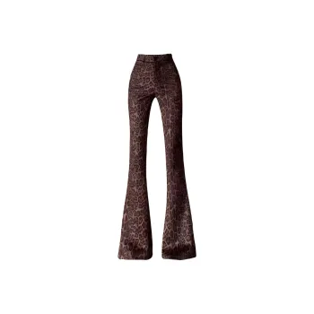 Wbwq Casual Pants Women's Leopard Print