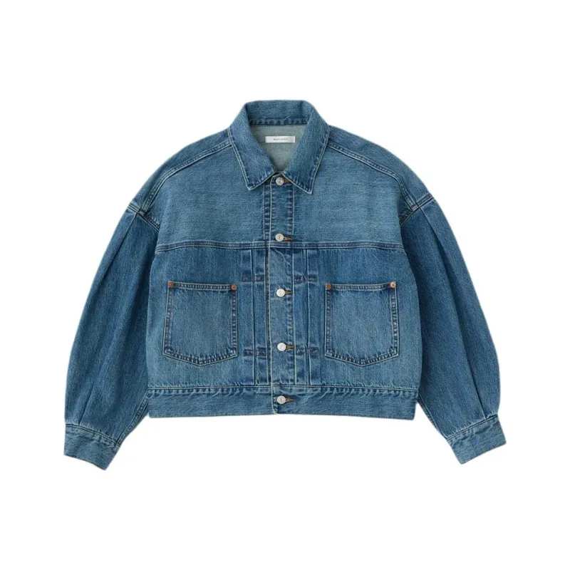 MOUSSY Denim Jacket Women's Blue-0