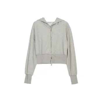 Vine Color Sweatshirt Women's Gray