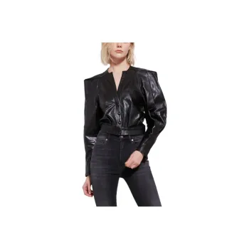 IRO NIGHT Leather Jacket Women's Black