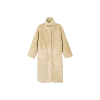 FAWENXIANGZI Coat Women's Light Green
