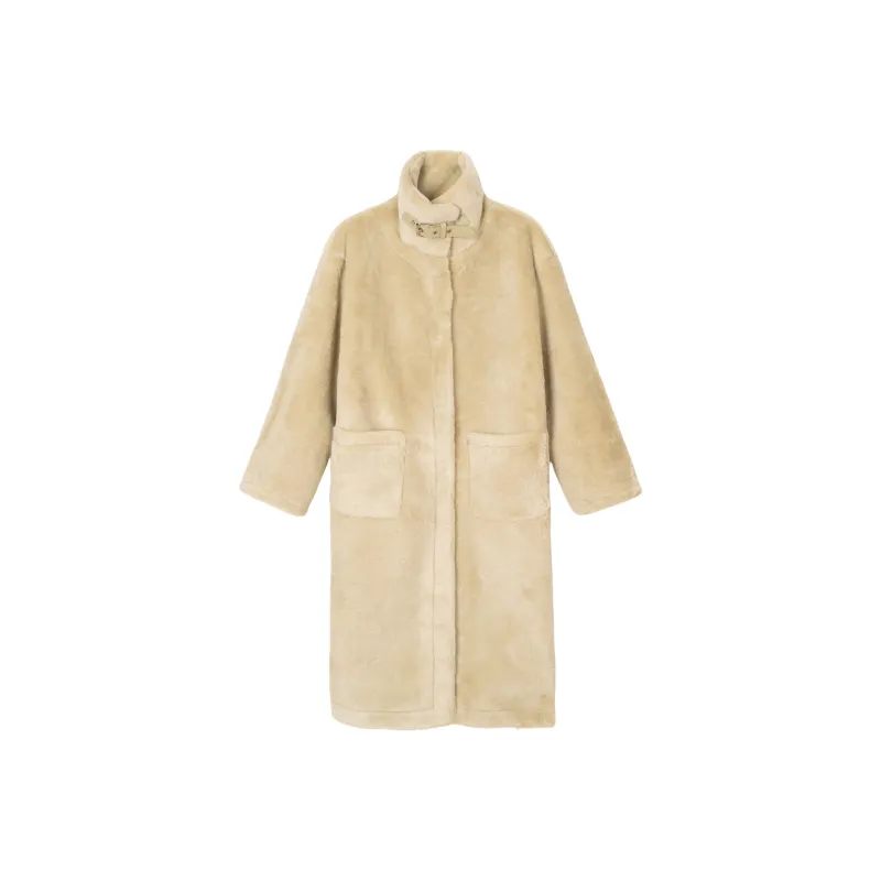FAWENXIANGZI Coat Women's Light Green-0