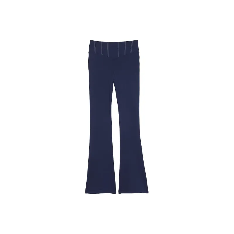 Victoria's Secret PINK ULTIMATE FLARE LEGGINGS /Midnight Navy Casual Pants Women's Midnight Marine-0