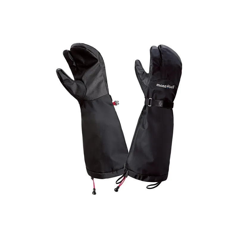 MONTBELL Ski Gloves Windproof And Rainproof Snow Mountains Hiking Mittens Unisex-0