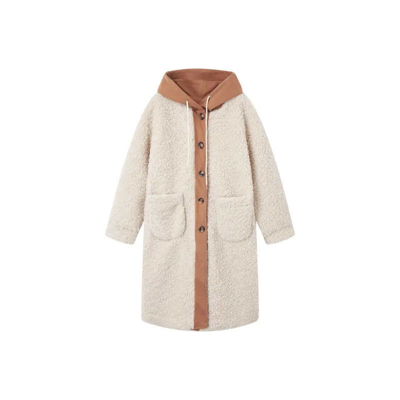 PAZZO Shearling Thickened Thermal Coat Women's-0