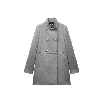 ZARA Coats Women's Gray