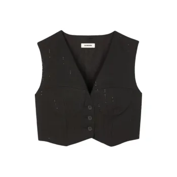 Sandro Sequined Vest