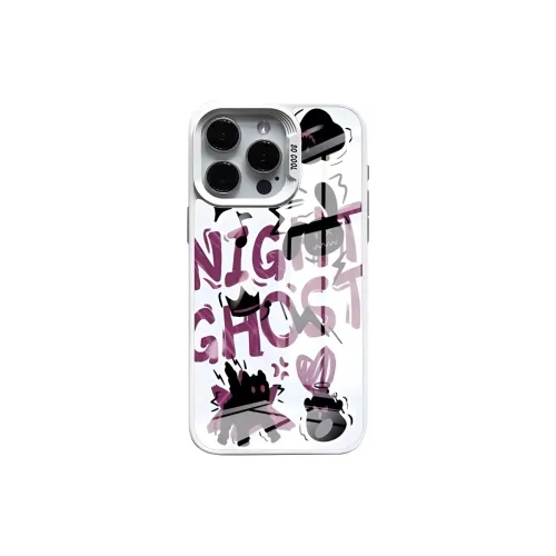Wei Xin Acrylic Material Scared Ghost Phone Cases Compatible With IPhone 16/15 Pro Max/Apple 13/14 Pro/Max