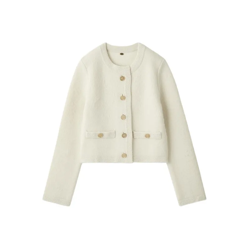 Lily Brown Cropped Coat Women's-2
