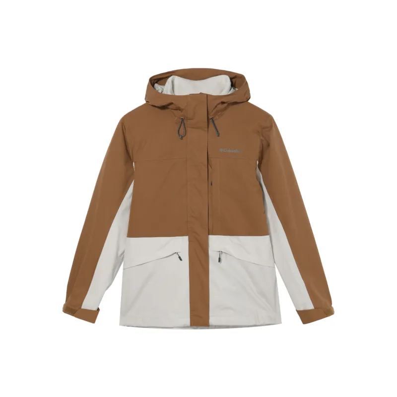 Columbia 2024 Fall Thermal Waterproof Windbreaker Jacket Women's Brown-0