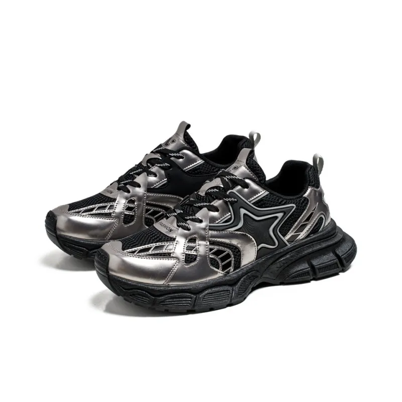 BEN SHERMAN Cushioning Height Increase Low Top Chunky Sneakers Men's-9