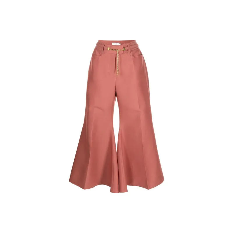 Zimmermann FW22 Casual Pants Women's Pink-0
