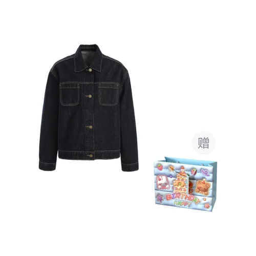 Gentle Welcome Denim Jacket Women's Dark Blue
