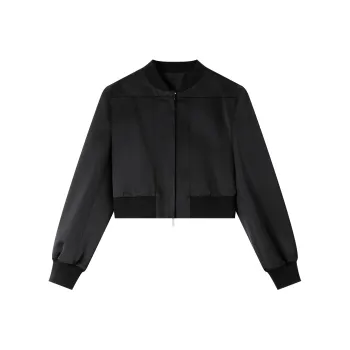 VIMLY Baseball Jacket Women's Tranquil Black