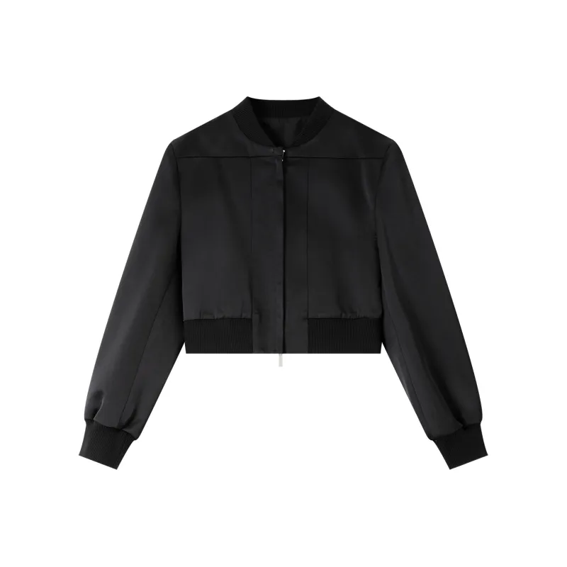 VIMLY Baseball Jacket Women's Tranquil Black-0