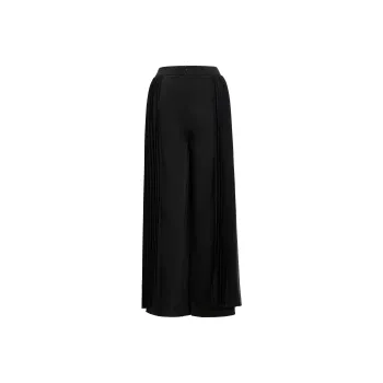 AUI Elegant Draping Casual Pants Women's Black