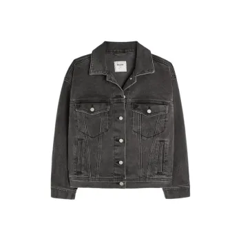 Hollister Denim Jacket Women's Black