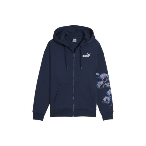 PUMA ESSENTIALS+ FLORAL VIBES Sweatshirt Women's Blue 14