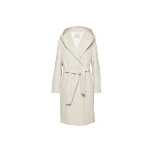 ARITZIA Wilfred Emilie Coat Wool Cashmere Coats Women's Heather Light Oatmeal/Heather Light Oatmeal