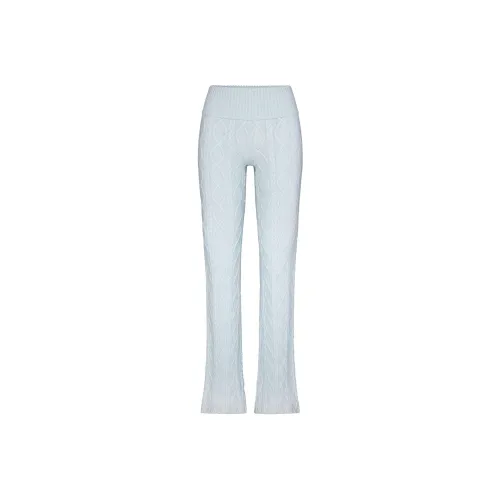 SKIMS SWEATER KNIT FOLDOVER PANT Casual Pants Women's CLOUD Blue