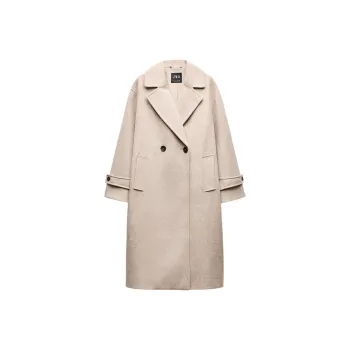 ZARA Valentine's Day Collection Coats Women's Beige