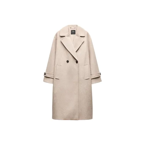 ZARA Valentine's Day Collection Coats Women's Beige
