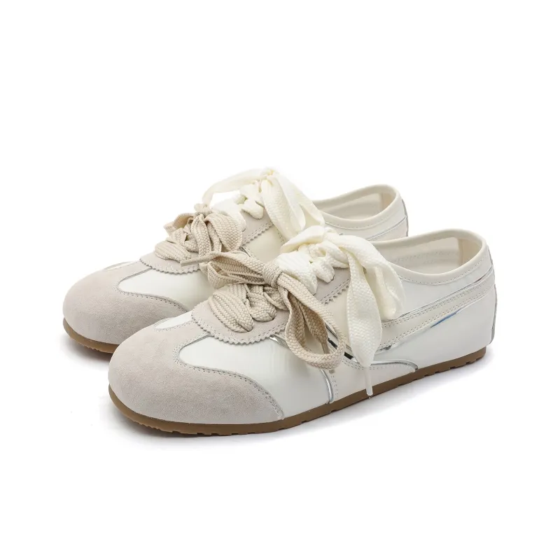 JOSINY Shock Absorbing, Non Slip, Wear Resistant, Breathable And Lightweight Casual Shoes Women's Ecru-2