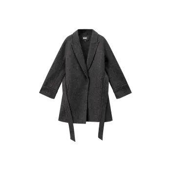 DKNY FW24 Coat Women's Dark Gray