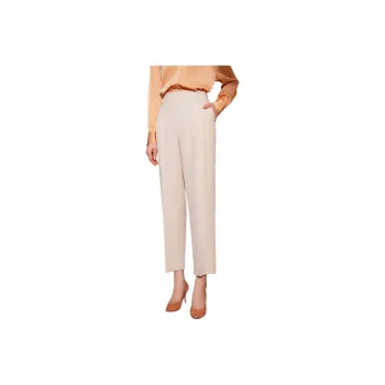 BBLLUUEE Casual Pants Women's Vanilla Apricot