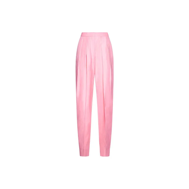 Stella McCartney Pleated Straight Leg Trousers-0