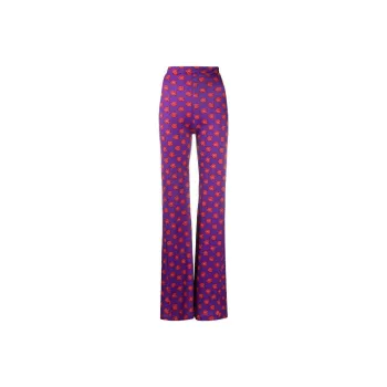 NATASHA ZINKO Casual Pants Women's Purple