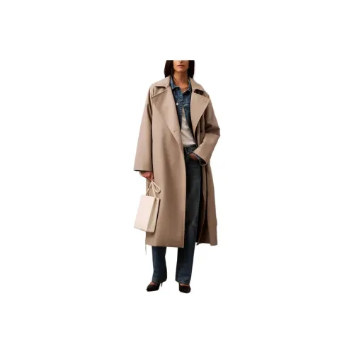 CALVIN prints Trench Coat Women's Khaki