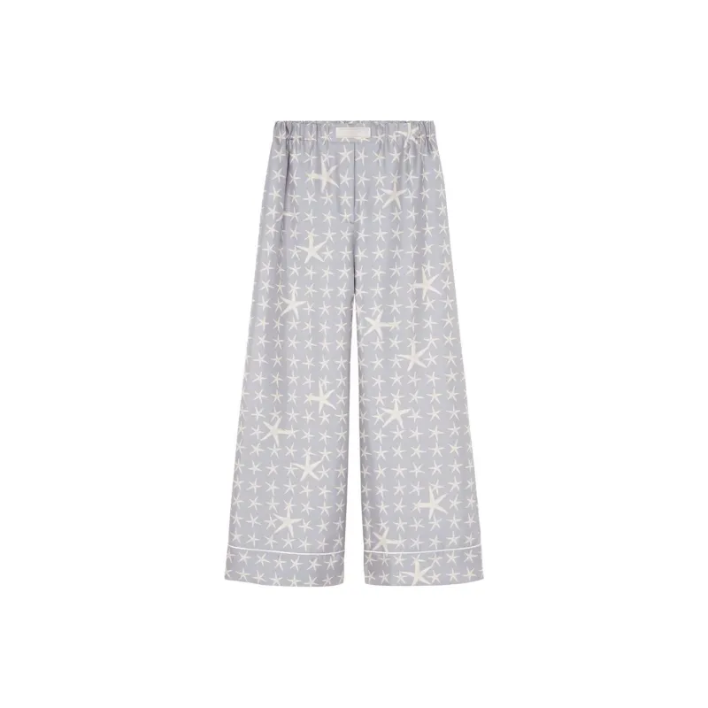 VERSACE Stella Marina Logo-Patch Trousers-0