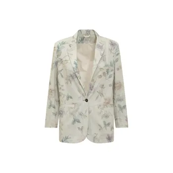 Forte Forte Floral print Single breasted Blazer