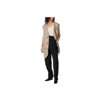 Bottega Veneta SS25 Vest Women's Khaki