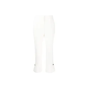 MSGM Cropped leg Flared Trousers