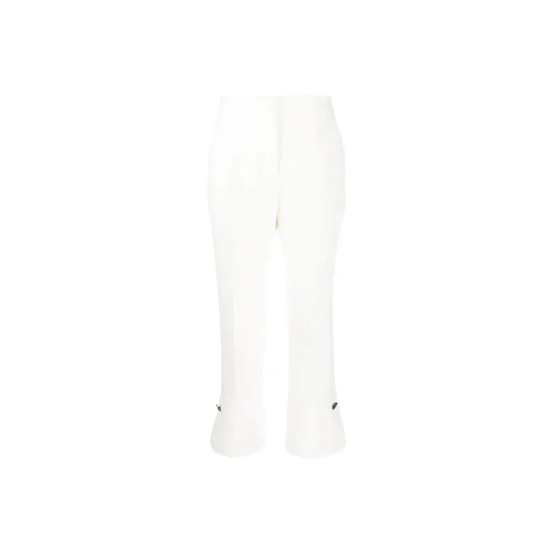 MSGM Cropped leg Flared Trousers-0