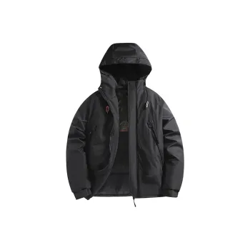 MASGLO Puffer Jacket Unisex Black