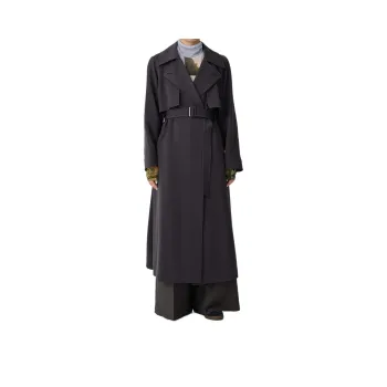 PUBLIC TOKYO FW24 Trench Coat Women's Dark Gray