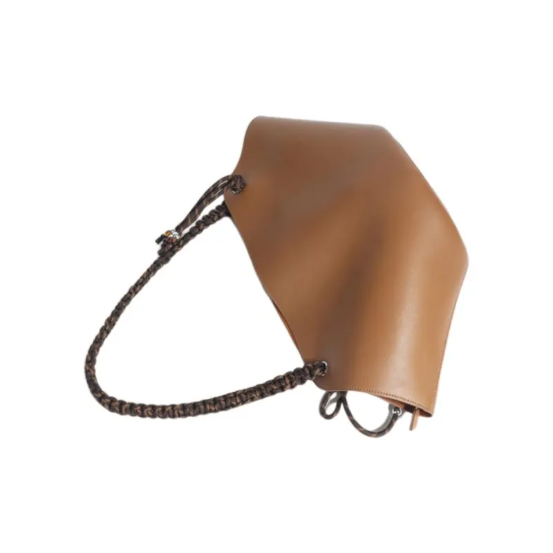 Bullrun Cow Leather Shoulder Bag Small Size Large Size Women's Brown, Coffee, Black, Red-2