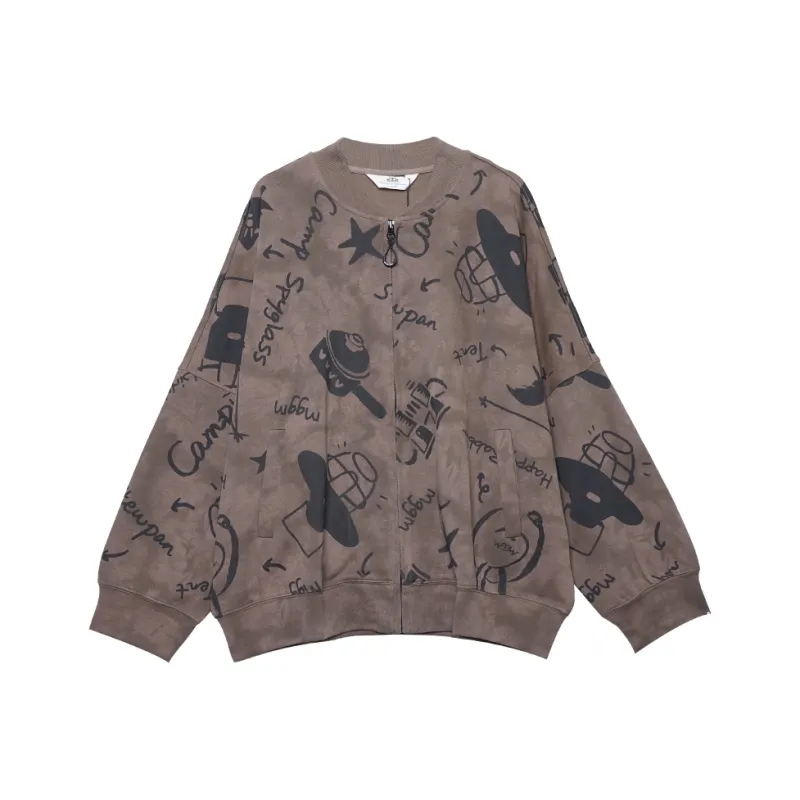 MUGUOGUOMU Cropped Coats Women's Palm Brown-0
