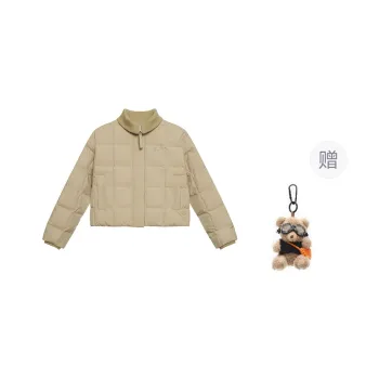 New Balance Leisure Lifestyle Series FW24 Puffer Jacket Women's Khaki