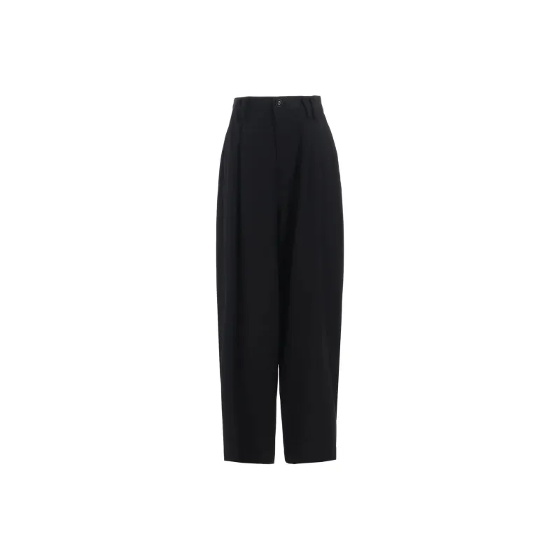 Yohji Yamamoto KO-Front Double Tucked Pant 'Black'-0