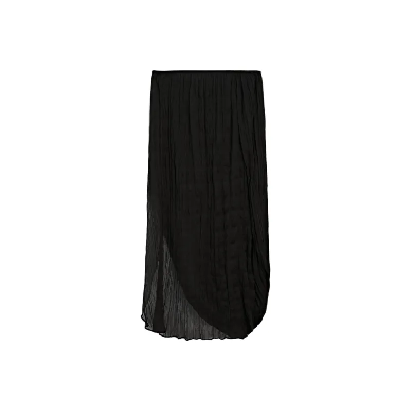 Massimo Dutti Casual Long Skirt Women's Black-1