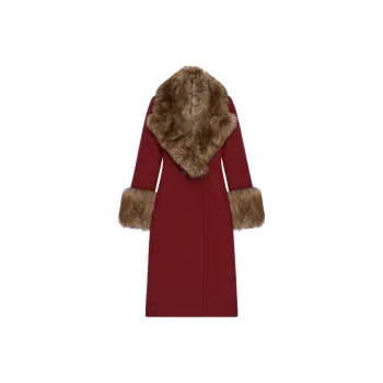 Givenchy FW24 Coats Women's Deep Red