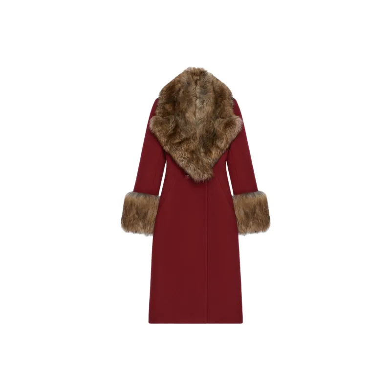 Givenchy FW24 Coats Women's Deep Red-0