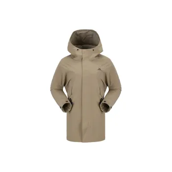 MOBI GARDEN Trench Coat Women's Earth Cloth White