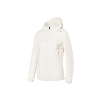 QIAODAN Trench Coat Women's Cream White