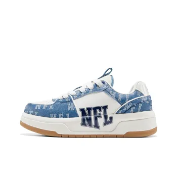 NFL College 1 Size 25 'Ocean And Earthy' Low Top Skateboard Shoes Unisex Light Blue